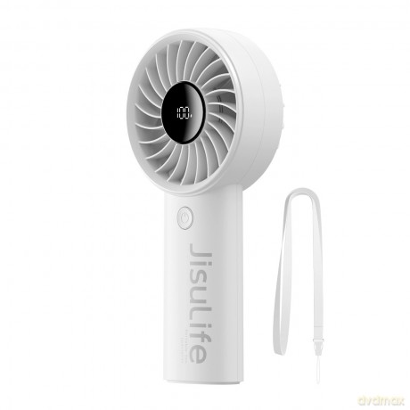Mini wentylator Jisulife Handheld Fan Life4 3600mAh przenośny wiatraczek USB - szary