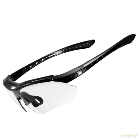 Okulary rowerowe Rockbros 10143 fotochromowe UV400 - czarne