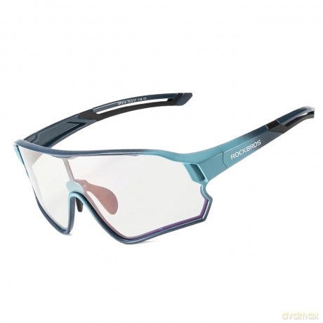 Okulary rowerowe Rockbros 14110009005 polaryzacyjne dla dzieci 8-14 lat - niebieskie