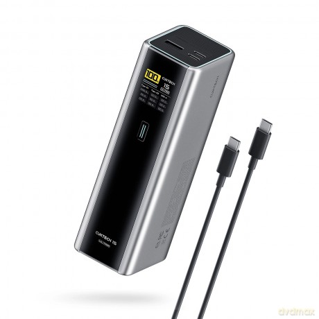Powerbank Cuktech CKPB200UGLGR 210W 20000mAh 2 x USB-C 1 x USB-A - szary