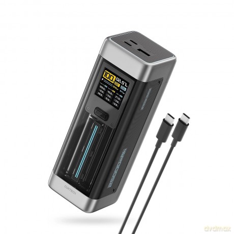 Powerbank Cuktech CUK00P23GLBK 210W 25000mAh Power Bank 2 x USB-C 1 x USB-A - czarny