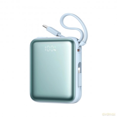 Powerbank Joyroom JR-PBF27 22,5W 10000mAh z dwoma wbudowanymi kablami - niebieski
