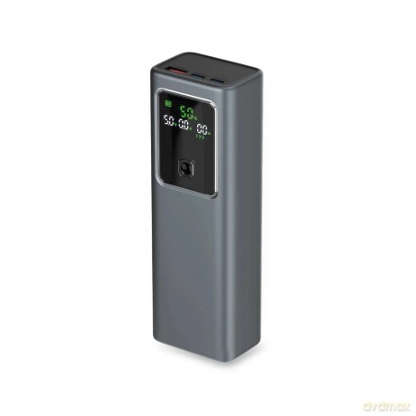 Powerbank SBS 20000mAh PD 100W z wyświetlaczem LCD - szary