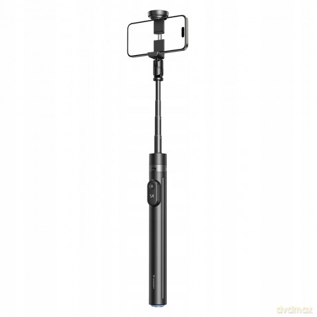 Premium selfie stick Wozinsky WRZP1 z automatycznie rozkładanymi nóżkami, funkcja statywu, 1,7m - czarny