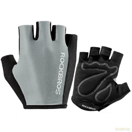 Rękawiczki rowerowe Rockbros S099GR rozmiar M - szare