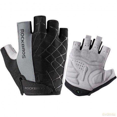 Rękawiczki rowerowe Rockbros S109GR rozmiar L - szare