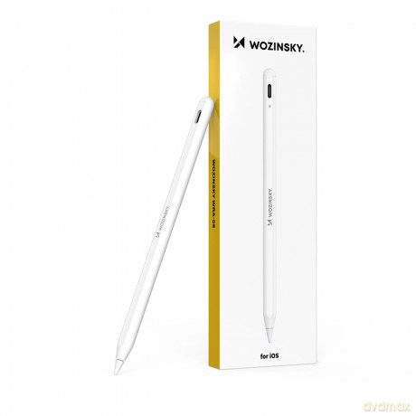 Rysik Wozinsky WRA-08 Stylus do iPad USB-C szybkie ładowanie Apple iPad 2018-2025 - biały