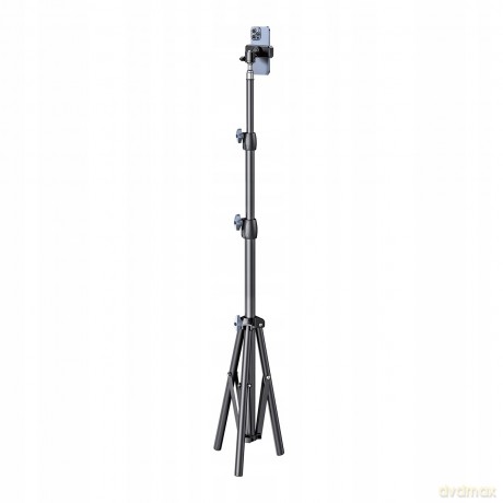 Statyw trójnożny Wozinsky WRLD-00Y1S tripod wytrzymały statyw ze stali węglowej 1.7m matowy - czarny