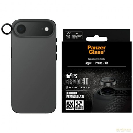 Szkło hartowane PanzerGlass Hoops Ceramic II na obiektyw na iPhone Air