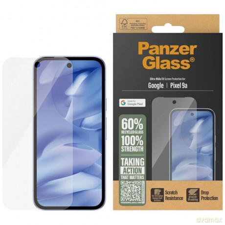 Szkło hartowane PanzerGlass Ultra-Wide Fit na Google Pixel 9a 5G