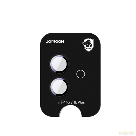 Szkło ochronne Joyroom JR-MFY0255 na obiektywy iPhone 16/16 Plus - czarne