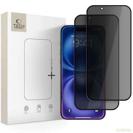 Szkło prywatyzujące Tech-Protect Glass Spy+ 2-pack na iPhone 17 Air