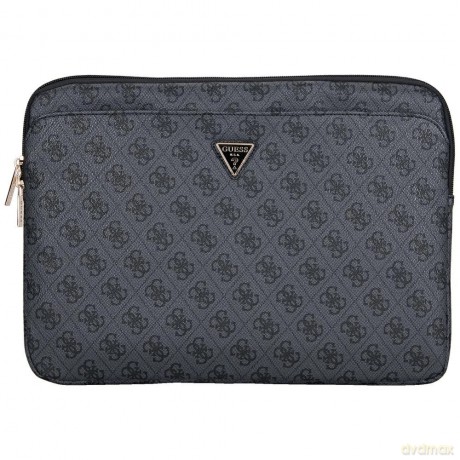 Torba Guess Sleeve 4G Zipper Pocket Triangle Logo na laptopa 14" - czarna