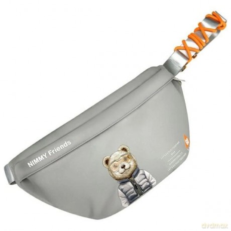 Torba na ramię Nimmy Crossbody Cool&Cute 2.0 Bear - szara