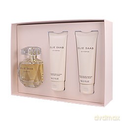Elie Saab Le Parfum for Women Zestaw - woda perfumowana 90 ml spray + balsam do ciała 75 ml + żel pod prysznic 75 ml [PERFUMY]