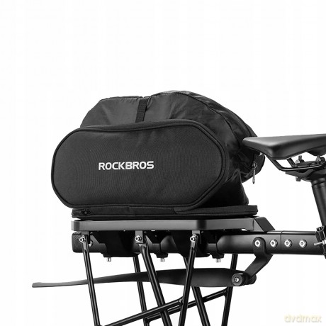 Torba Rockbros 30140062001 na bagażnik rowerowy 5 l - czarna