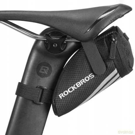 Torba rowerowa Rockbros C28BK pod siodełko - czarna