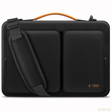 Torba Tech-Protect Defender Bag na laptopa 15-16 - czarno-pomarańczowa