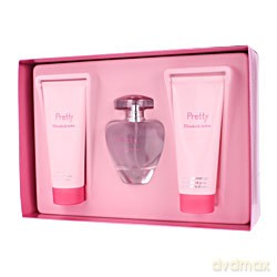 Elizabeth Arden Pretty Zestaw - woda perfumowana 100 ml spray + balsam do ciała 100 ml + żel pod prysznic 100 ml [PERFUMY]