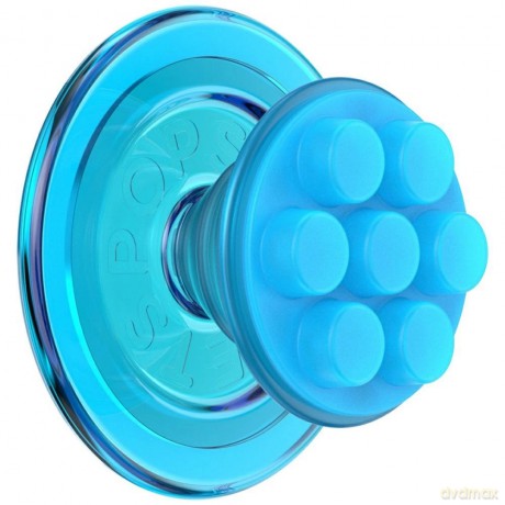 Uchwyt i podstawka do telefonu Popsockets Translucent FG-Popper MagSafe - niebieski