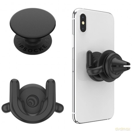 Uchwyt Popsockets Car Vent 2 + PopGrip - czarny