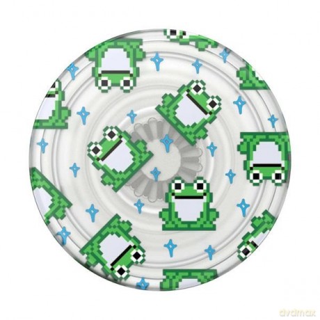 Uchwyt Popsockets PlantCore Grip 8 Bit Frogs i podstawka do telefonu