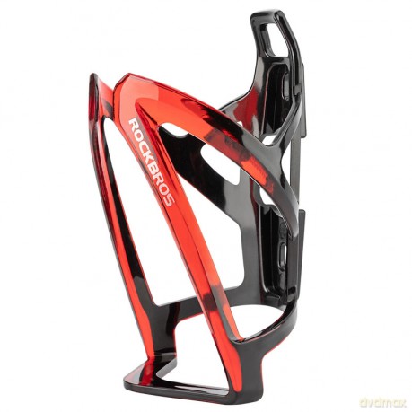 Uchwyt rowerowy Rockbros FK338 na bidon - czarno-czerwony