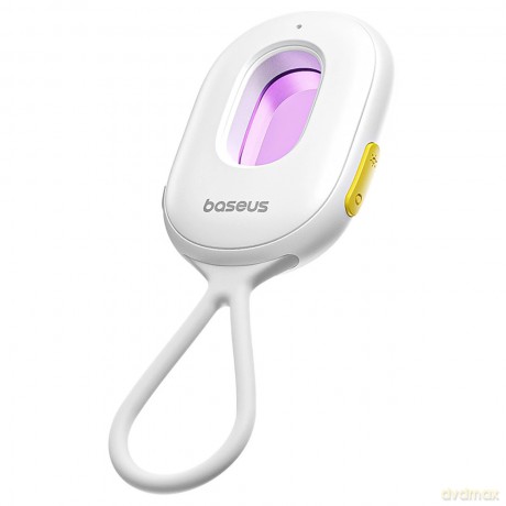 Wykrywacz ukrytych kamer Baseus Heyo Series II z alarmem i mini latarką + kabel Baseus Simple USB-A - USB-C - biały