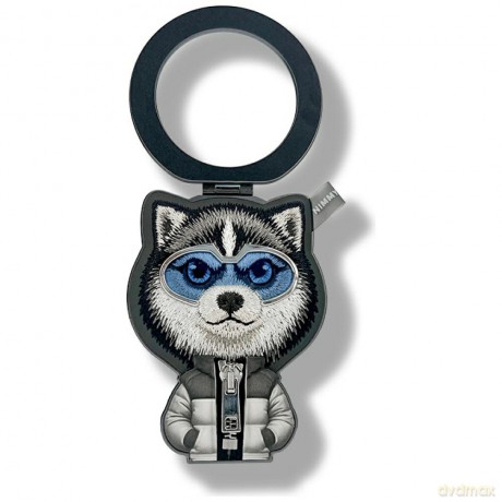 Zawieszka magnetyczna Nimmy Cool&Cute 2.0 Wolf - czarna