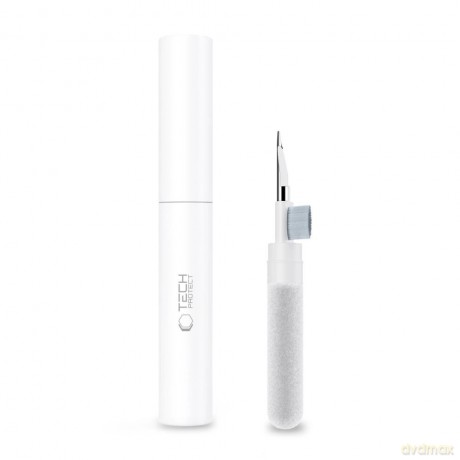 Zestaw czyszczący Tech-Protect CS02 do słuchawek 3w1 - biały