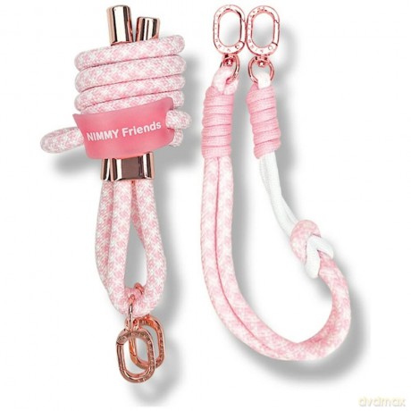 Zestaw Nimmy Cool&Cute 2.0 crossbody + handstrap - różowy