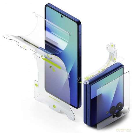 Zestaw ochronny Ringke Protector Pro 3w1 na Samsung Galaxy Z Flip 7 - przezroczyste