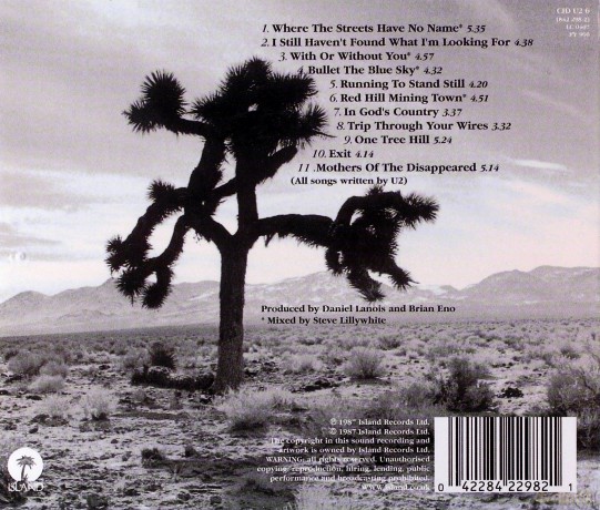 U2: The Joshua Tree [CD]