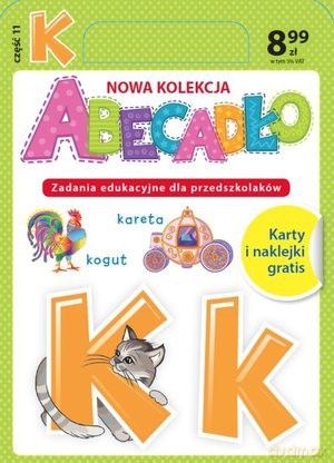 ABECADŁO Zadania edukacyjne dla przedszkolaków - literka K. Część 11 - Dorota Skwark [KSIĄŻKA]