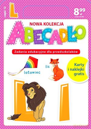 ABECADŁO Zadania edukacyjne dla przedszkolaków - literka L. Część 12 - Dorota Skwark [KSIĄŻKA]