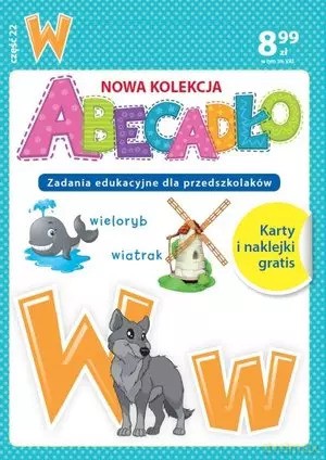ABECADŁO Zadania edukacyjne dla przedszkolaków - literka W. Część 22 - Dorota Skwark [KSIĄŻKA]