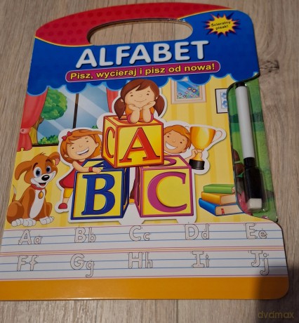 Alfabet. Pisz, wycieraj i pisz od nowa! [KSIĄŻKA]