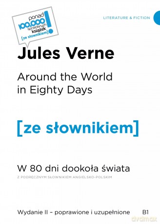 Around the World in Eighty Days W 80 dni dookoła świata z podręcznym słownikiem angielsko-polskim - Jules Verne [KSIĄŻKA]