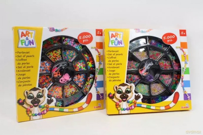 Art and Fun koraliki 5000 szt 2 wzory