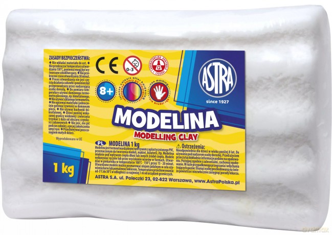 Astra MODELINA BIAŁA 1kg POLSKI produkt