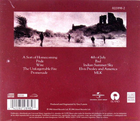 U2: The Unforgettable Fire [CD]