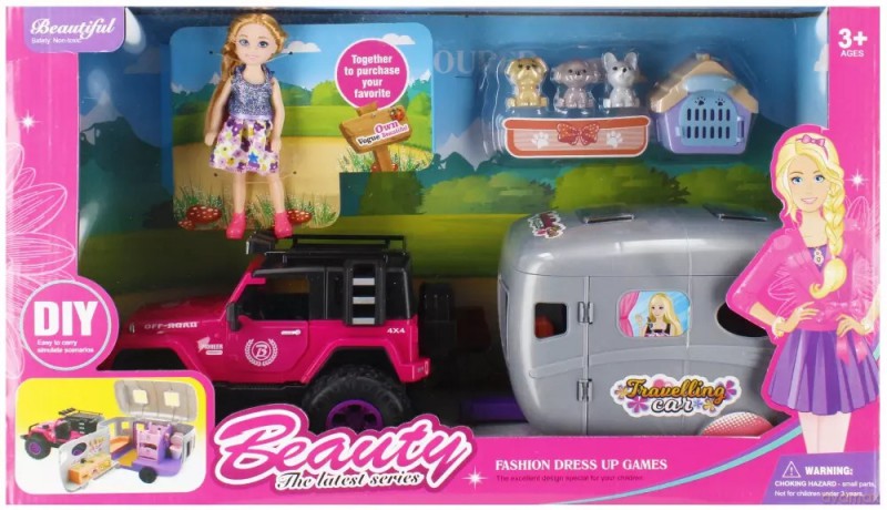 Auto Dla Lalek z Akcesoriami Kamper Mega Creative 524548