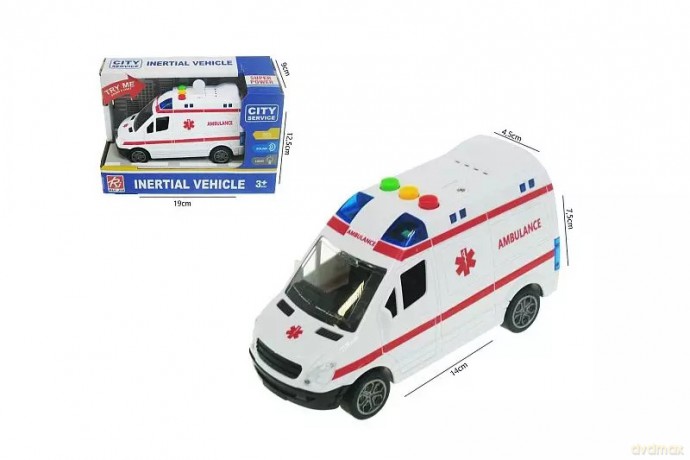 Auto karetka 14cm św/dźw HAU10 45789