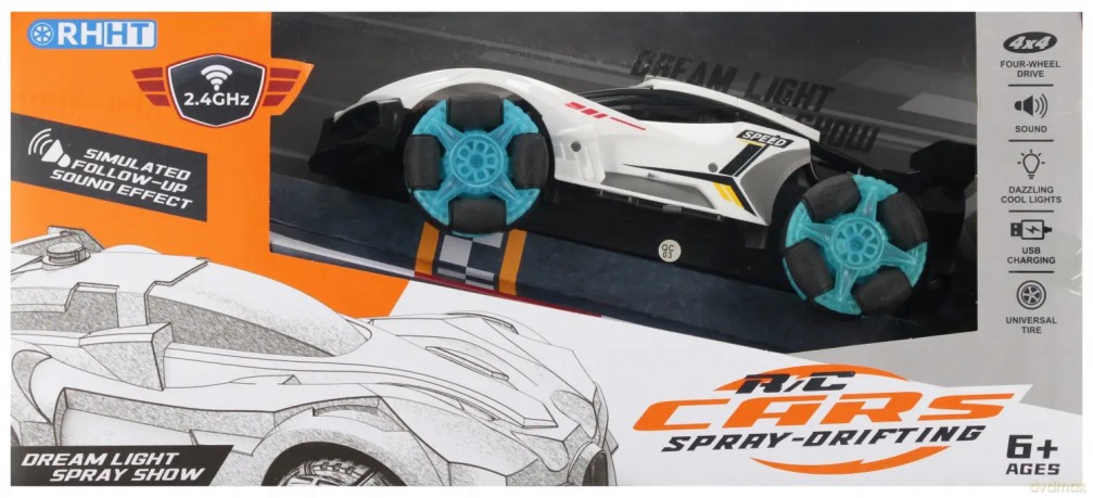 Auto WyŚcigowe Zdalnie Sterowane Spray Mega Creative 570844
