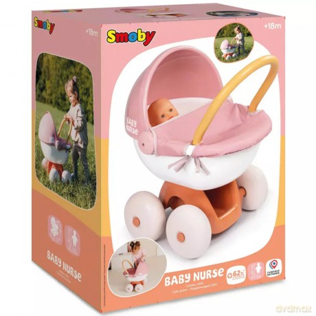 Baby Nurse. Wózek głęboki z plastikowym daszkiem, 42 cm