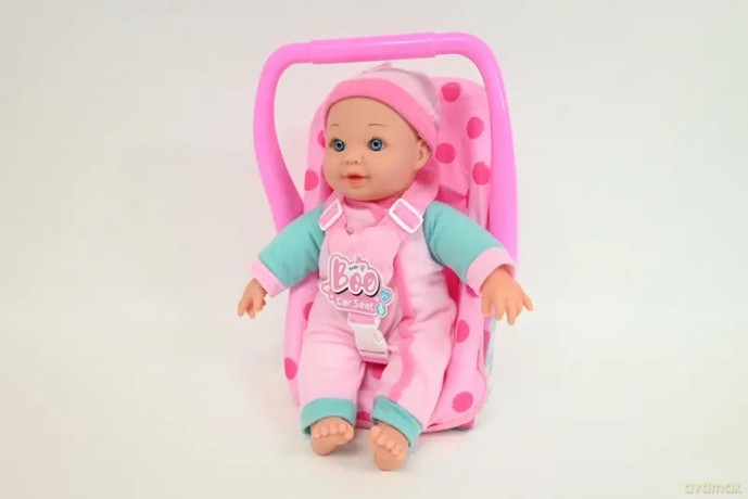 BABYBOO lalka z dźwiękiem 28cm w nosidełku 1735006