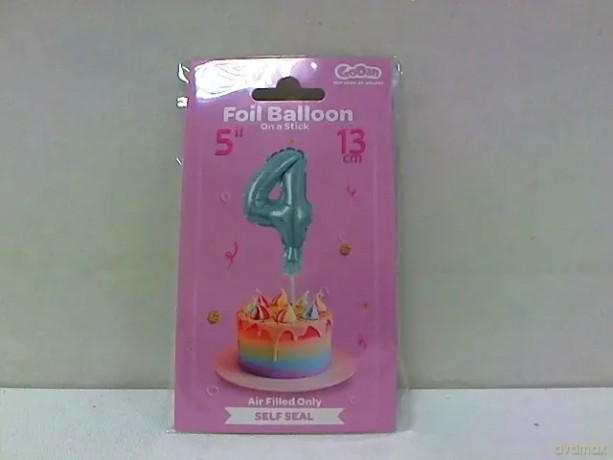 Balon foliowy n/pat Cyfra4 błękitna BC-5BL4 13785