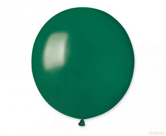 Balon Pastel 19 Go zielony C. Op25szt Fol 1