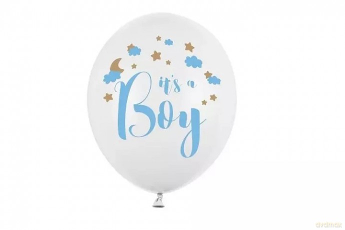 Balony 30cm It_s a Boy Pastel PureWhite A50 63845
