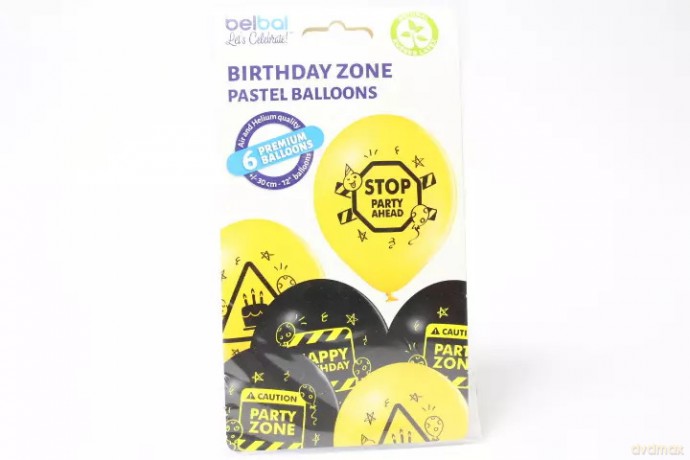 Balony D11 Birthday Zone 1C2S A6 BRN 5000763 67545